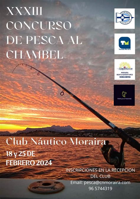 Club Náutico Moraira XXXIII Concurso de Pesca al Chambel