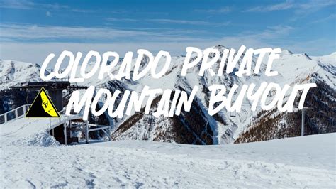 What It S Like To Rent A Private Ski Mountain In Colorado YouTube