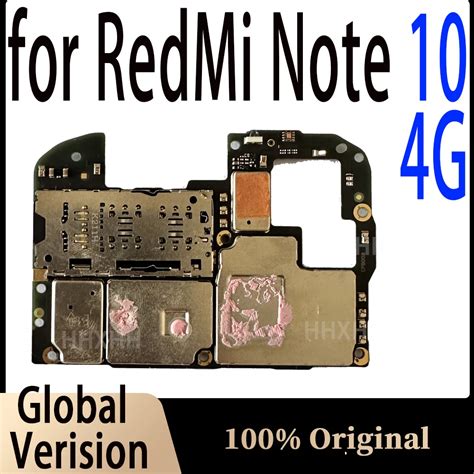 Global Version For Redmi Note 10 4g Motherboard Unlocked With Full