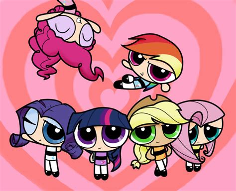 Mlpxpowerpuff Girls My Little Pony Friendship Is Magic Fan Art