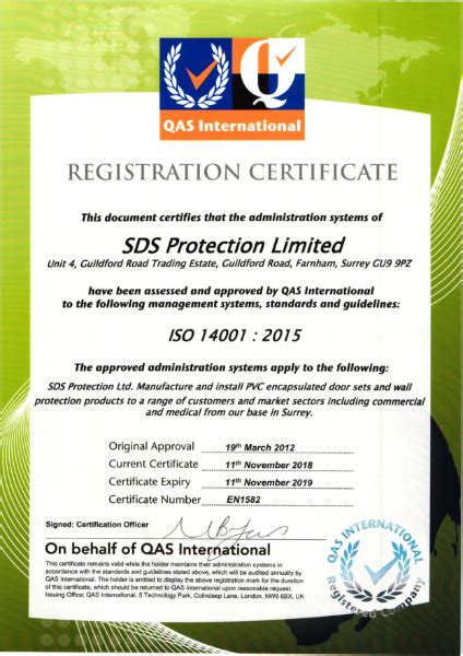 Iso 14001 2004 Certificate Nbs Source