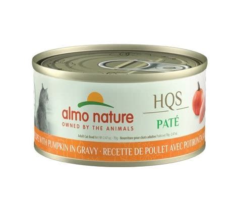 Almo Hqs Natural Chat P T Au Poulet Avec Potiron En Sauce G