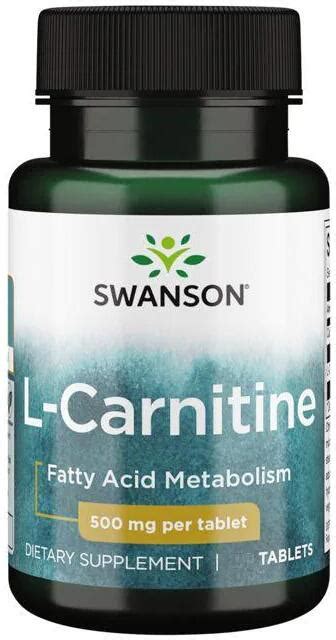 Swanson L Carnitine Mg Tabletten Bei Metasport