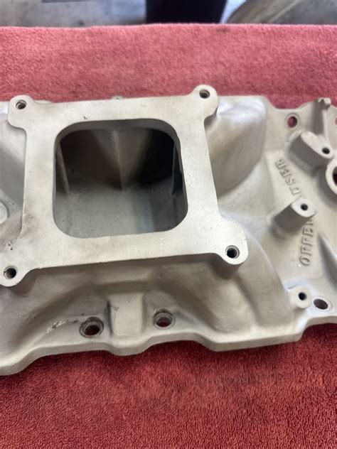 Offenhauser Sbc Chevy 327 350 283 Intake Manifold Offy Port O Sonic Vtg Ebay