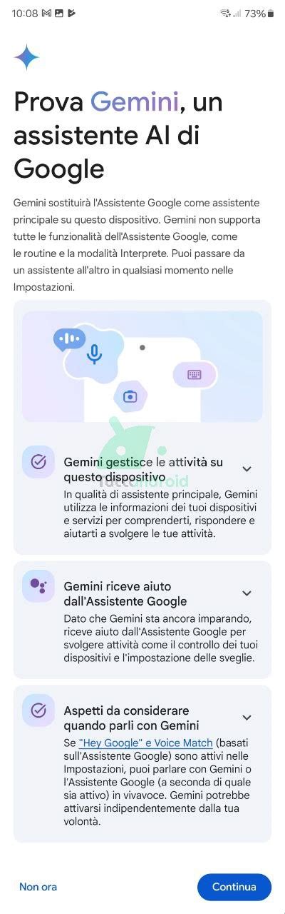 Ora Potete Scaricare E Usare Google Gemini Su Android Disponibile L