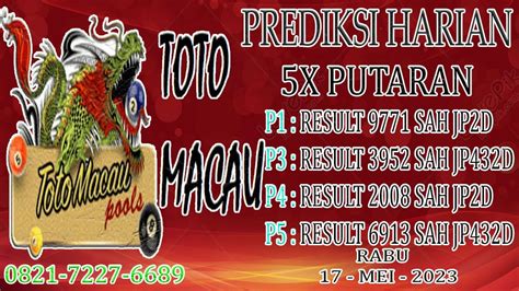 PREDIKSI TOTO MACAU 17 MEI 2023 BOCORAN TTM RUMUS MACAU HARI INI