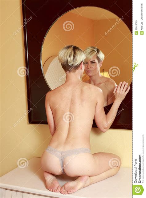 Nude Blonde Woman In Hotel Stock Image Image Of Hotel 99019085