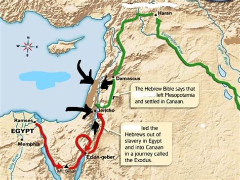 Ancient Israel Map Part 2 Diagram | Quizlet