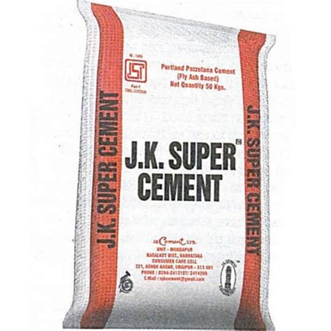 Jk Super Ppc Cement At Bag In Mumbai Id