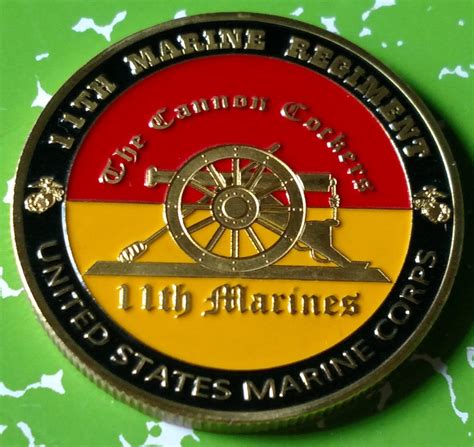 Marine Corps Military Regiment Challenge Art Coin 1st Through 25th