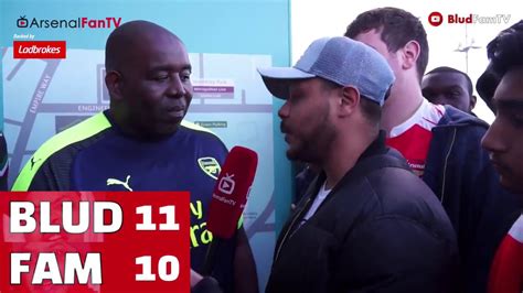 Blud Vs Fam Arsenal 2 Man City 1 Troopz And Arsenal Fan Tv Youtube