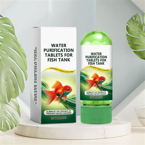 KQJQS Powerful Aquarium Water Purification Tablets, Fish Tank Water