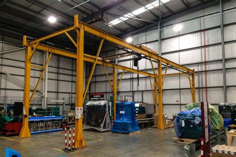 Used Abus Crane Tonne Single Girder Overhead Crane Freestanding Gantry