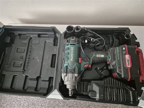 Parkside V Cordless Vehicle Impact Wrench Passk Li B Ebay