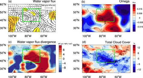 A Composite Differences In April Vertically Integrated Water Vapor