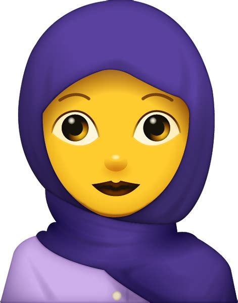 Woman With Hijab Emoji [Free Download All Emojis] | Emoji Island