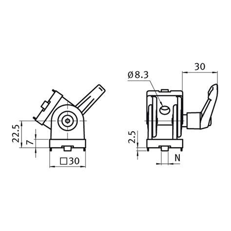 Pivot Joint With Locking Lever Connectors A A Systems