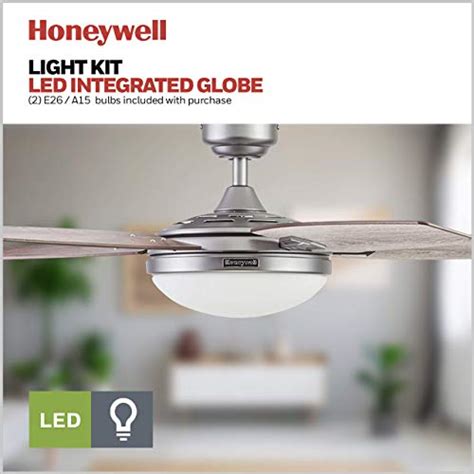 Honeywell Ceiling Fans Carmel 48 Inch Contemporary Indoor LED Ceiling