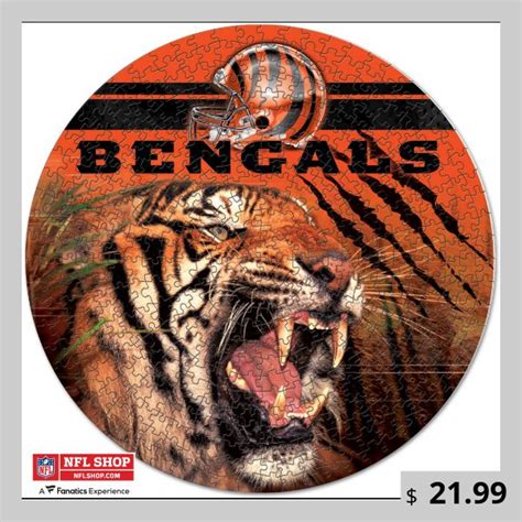 Cincinnati Bengals WinCraft Round 500-Piece Puzzle