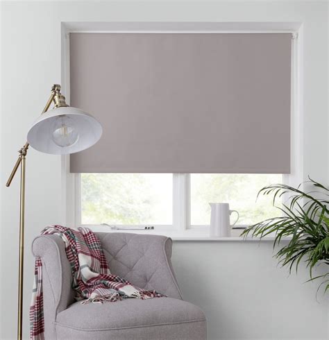 Buy Habitat Blackout Insulating Roller Blind 4ft Taupe Blinds Argos