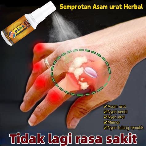 Jual AsliObat Herbal Asam Urat Semprotan Obat Nyeri Sendi Obat