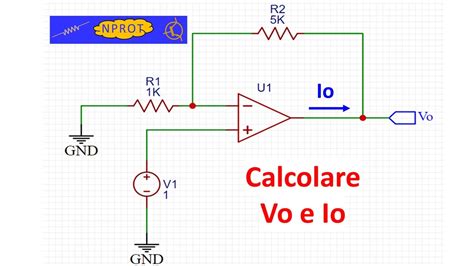 Corrente E Tensione Di Uscita Di Un Amplificatore Operazionale Youtube
