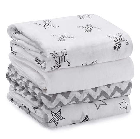 Momcozy Muslin Baby Swaddle Blankets Pack