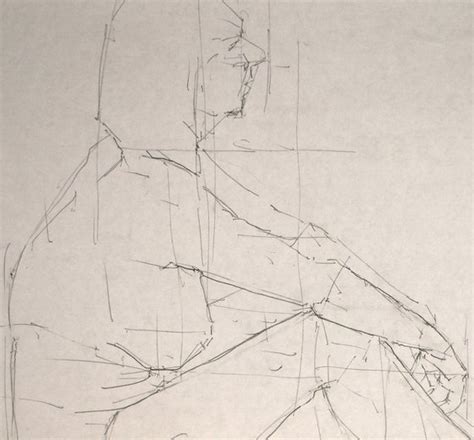 Female Nude Study No Pencil Drawing Ian McKay Artfinder