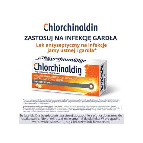 Chlorchinaldin 2 Mg Smak Czarnej Porzeczki 40 Tabletek Do Ssania