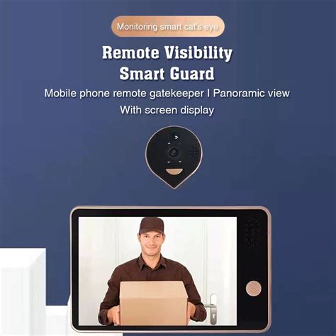 Wireless Doorbell 1080P Video Peephole Intercoms For Smart Home