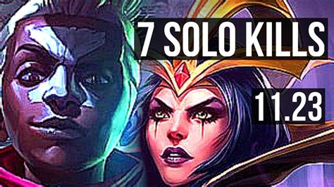 EKKO Vs LEBLANC MID 7 Solo Kills 1 9M Mastery BR Master 11 23