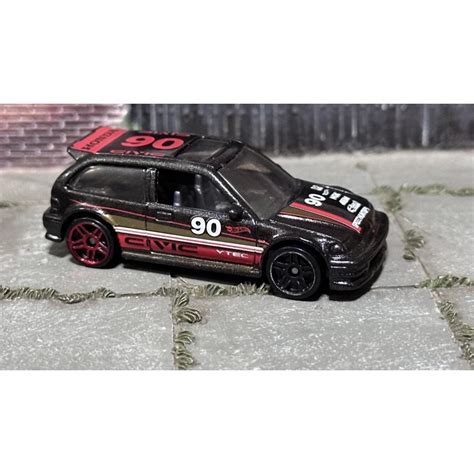 Hot Wheels Honda Civic Ef Error Wheels Variant Shopee Malaysia