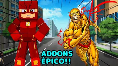 Saiu Nova ADDONS Do Flash Para O MCPE Minecraft Pocket Edition