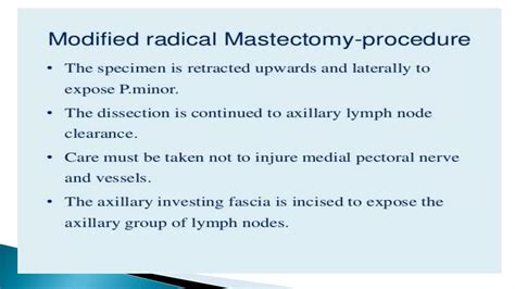 Modified Radical Mastectomy Ppt