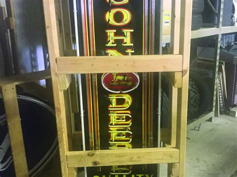 John Deere Vertical Neon Sign Auburn Fall Rm Sotheby S