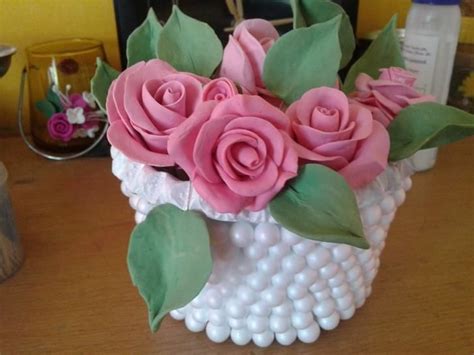 Thermocol Balls Decorate Flower Vase Simple Craft Ideas Crafts