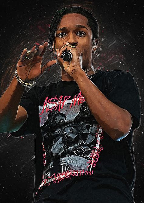 Asap Rocky Digital Art By Smh Yrdbk Fine Art America