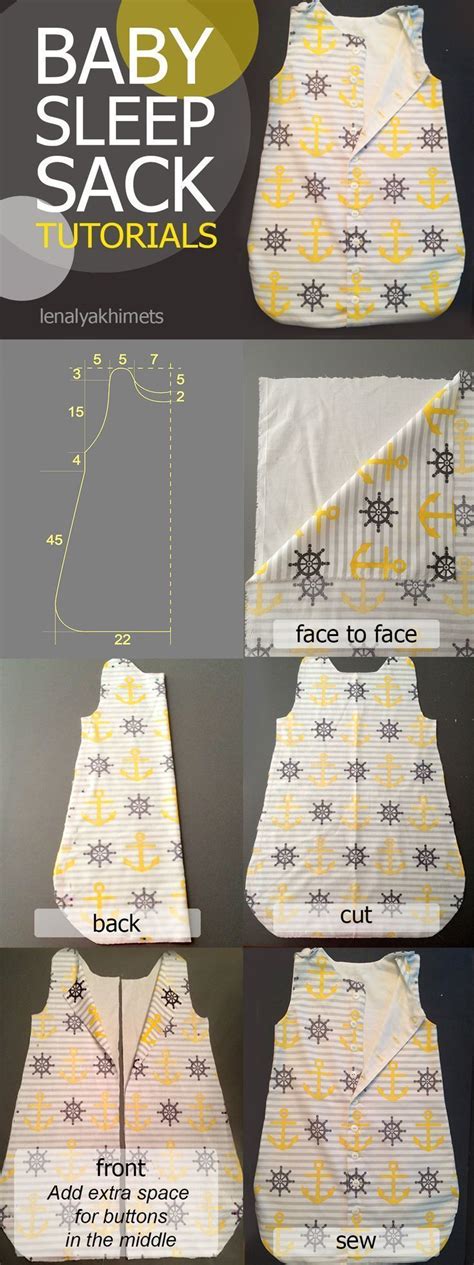 Baby Sleep Sack Tutorials Baby Sleep Bag Pattern Sew For Baby Baby