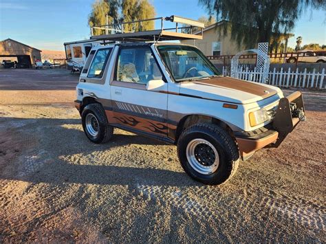 1989 Suzuki Sidekick Convertible White 4WD Manual JX - Classic Suzuki ...