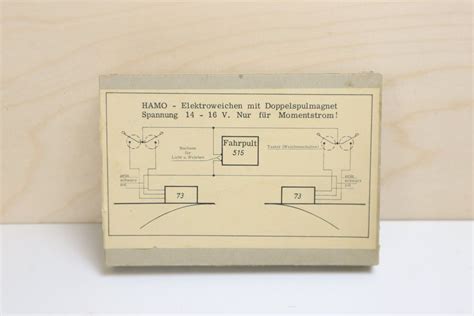 Hamo Strassenbahn El Weichen Paar H Nr Rarit T Antik Kaufen