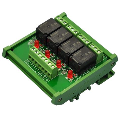 Electronics Salon Din Rail Mount Spdt Power Relay Interface