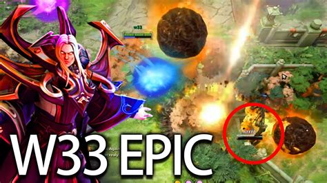 Insane Refresher Solo Kill Combo Dota W Invoker Gameplay Youtube