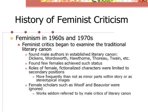 Feminist Critical Analysis Feminist Theory And Critical Theory