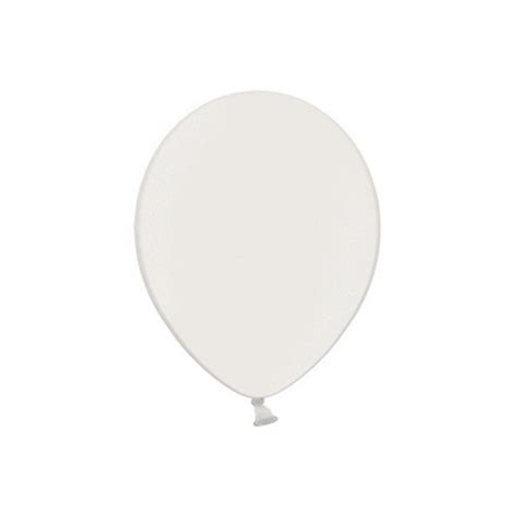 BALONY metaliczne STRONG 23cm 10szt BIAŁE