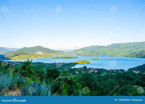 Rama Lake Artificial Reservoir On The Rama River Near Prozor Settlement