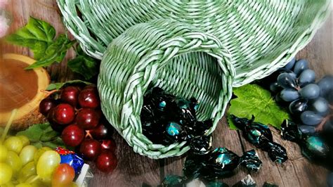 "КОНФЕТНИЦА" из бумажных трубочек - YouTube