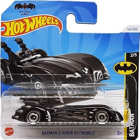 Hot Wheels Batman Robin Batmobile Batman HRY Short Card DC Mattel