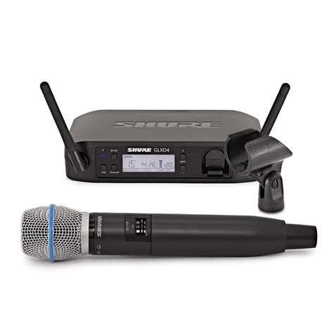 Shure GLXD24UK B87A Beta 87A Digital Wireless Mic System Nearly New