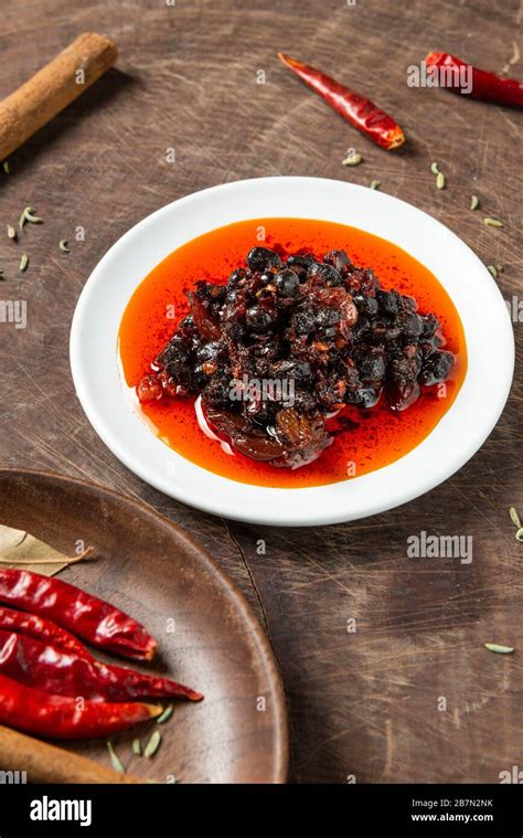 Delicious Chinese Spicy Beef Sauce Stock Photo Alamy