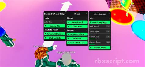 Impossible Glass Bridge Obby Instant Win Manual Win Walk On Ralls